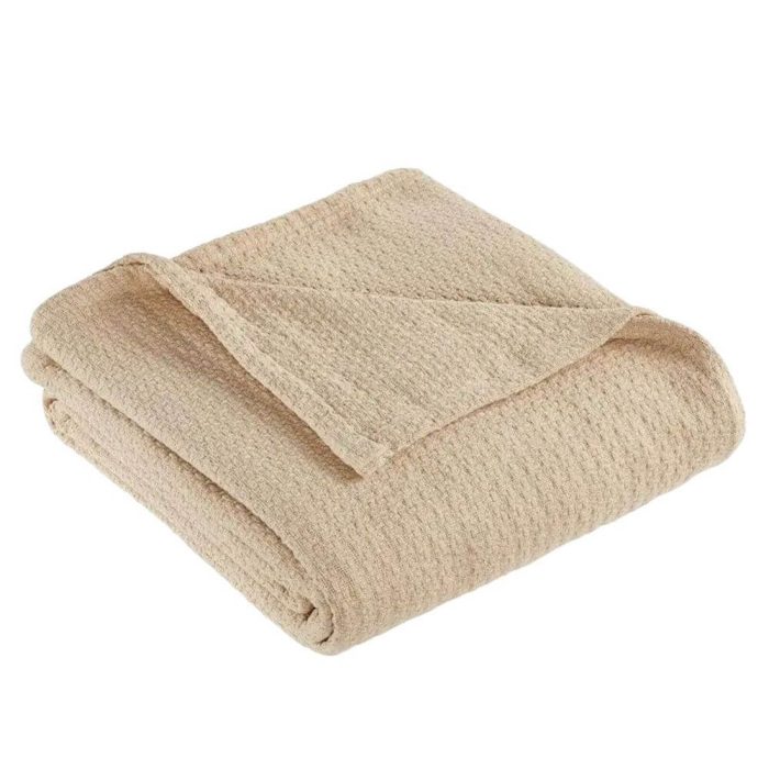 Ralph Lauren Classic Bronze Comfort Blanket Taupe