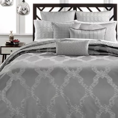Hotel Collection Chalice Sham Gray 2