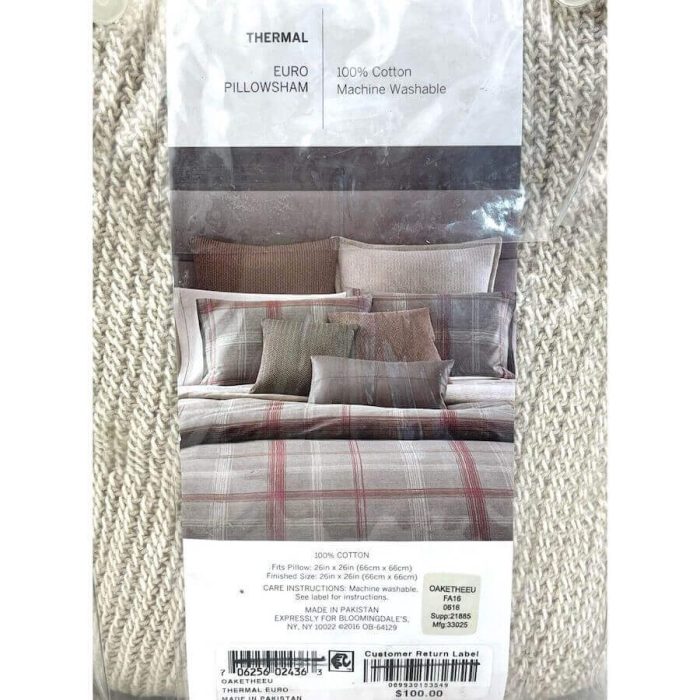 Oake Thermal EURO Sham Natural Beige 4