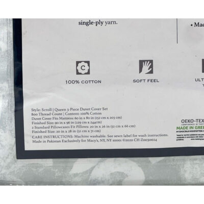 Charter Club Sleep Luxe Duvet Set Aloe