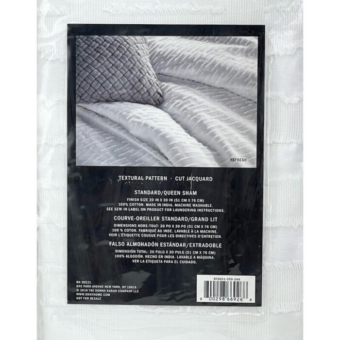 DKNY Donna Karan Refresh Standard Sham White 3