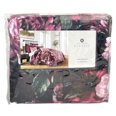 Hotel Collection Dutch Floral KING Bedskirt 2
