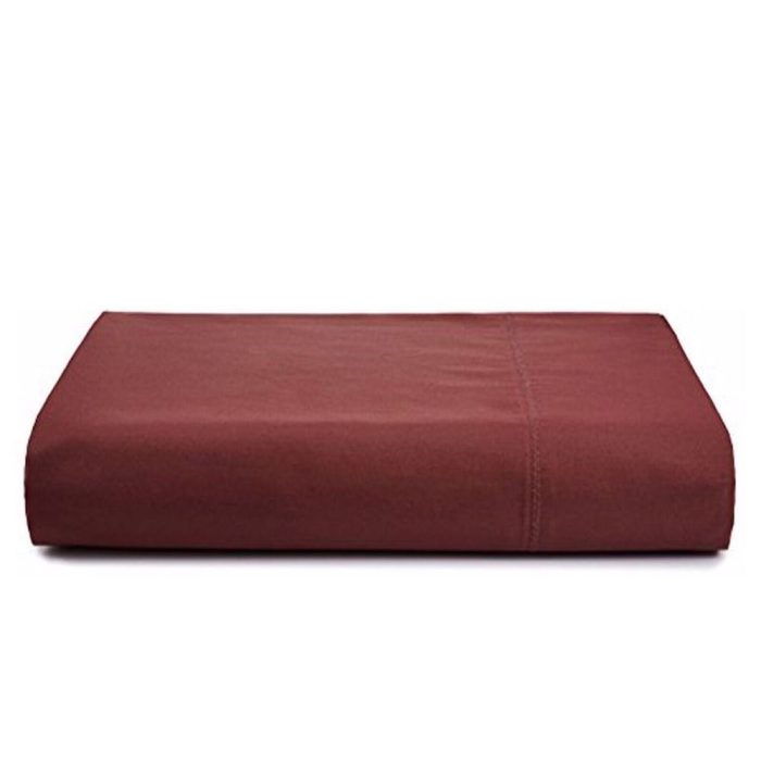 Calvin Klein Florence Stitch California King Fitted Sheet Deep Berry