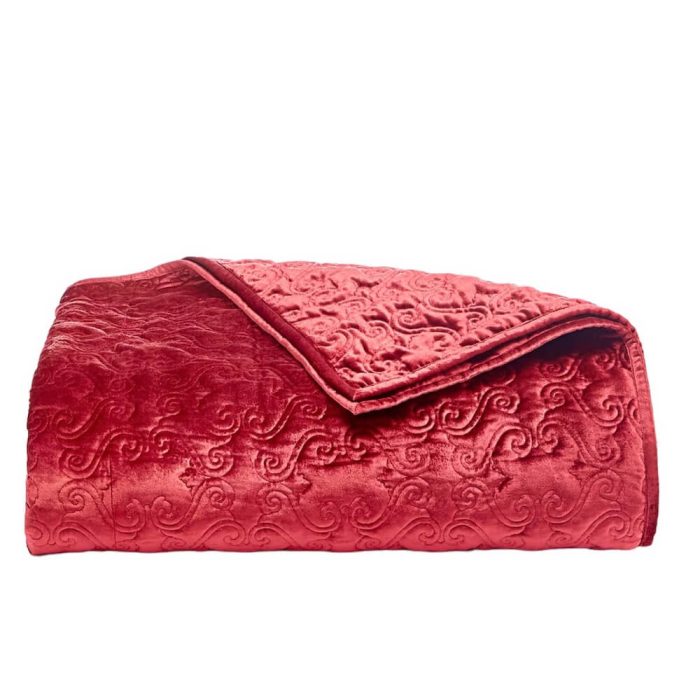 Hotel Collection Classic Ornate Scroll Coverlet