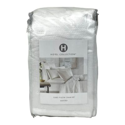 Hotel Collection Glint Quilted Euro Sham Set