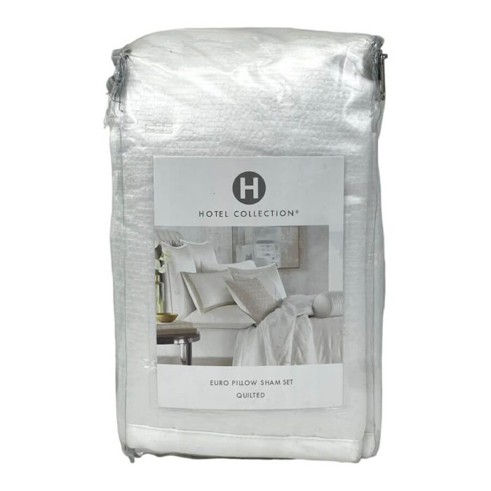 Hotel Collection Glint Quilted Euro Sham Set