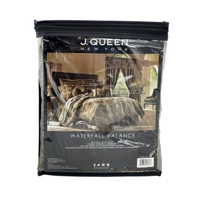 J Queen New York Bradshaw Window Valance Tan 5