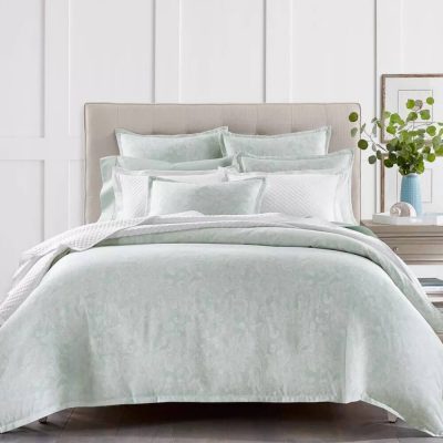 Charter Club Sleep Luxe Scroll Duvet Set Aloe 2