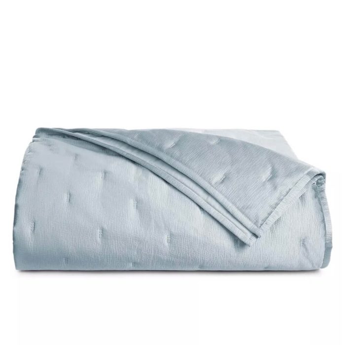 Hotel Collection Dimensional Coverlet Blue