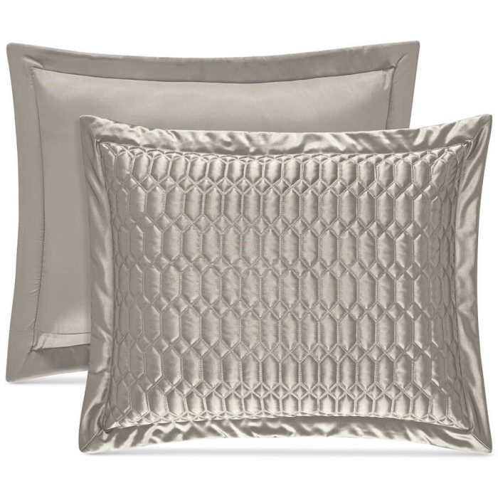 J Queen New York Satinique Sham Silver