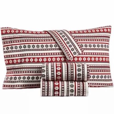 Martha Stewart Fair Isle Sheet Set