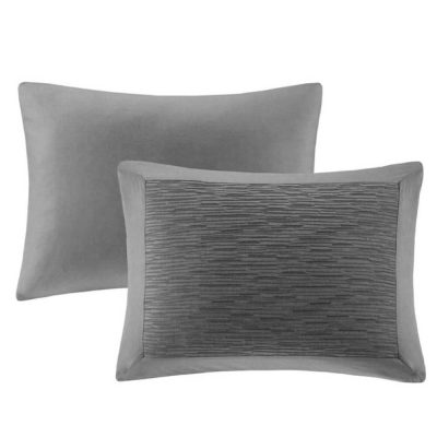 Natori Home Hanae Duvet Set Gray 3