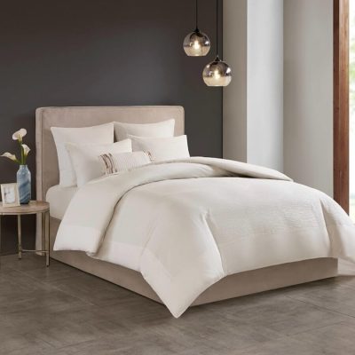 Natori Home Hanae Duvet Set White