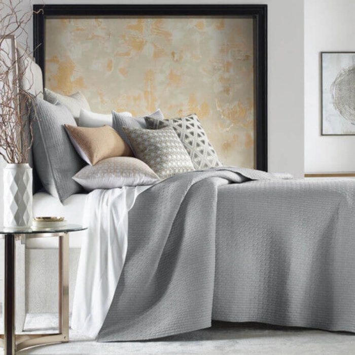 Hotel Collection Bedford Geo Quilted Coverlet 2