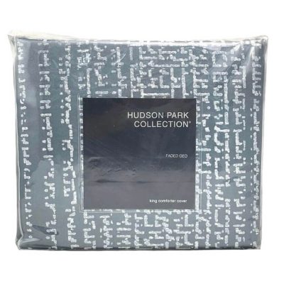 Hudson Park Faded Geo King Duvet Cover 2