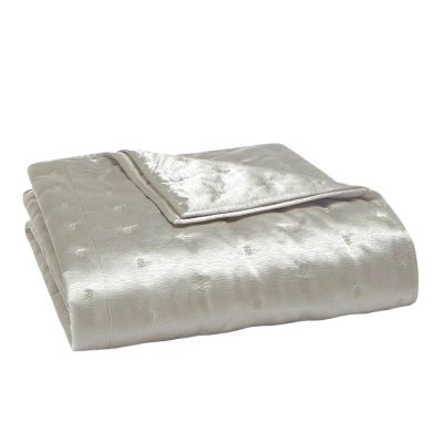 Hudson Park Nouveau Quilted Coverlet Taupe