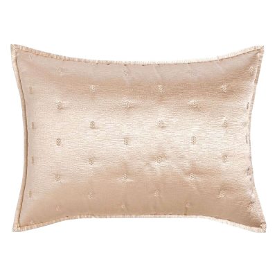 Hudson Park Nouveau Quilted Sham Gold