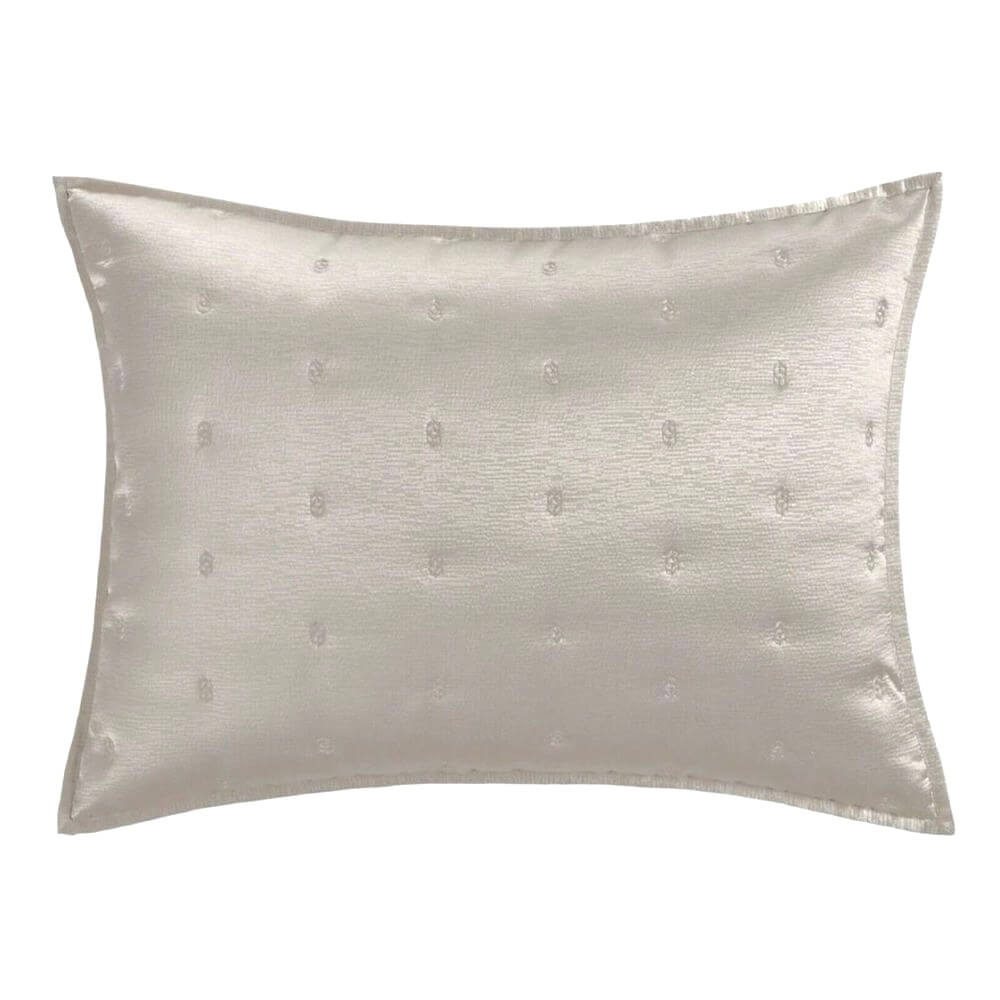 Hudson Park Nouveau Quilted Sham Taupe