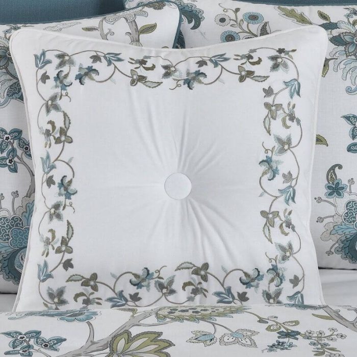 J Queen New York Rosanna 18" x 18" Decorative Pillow 2