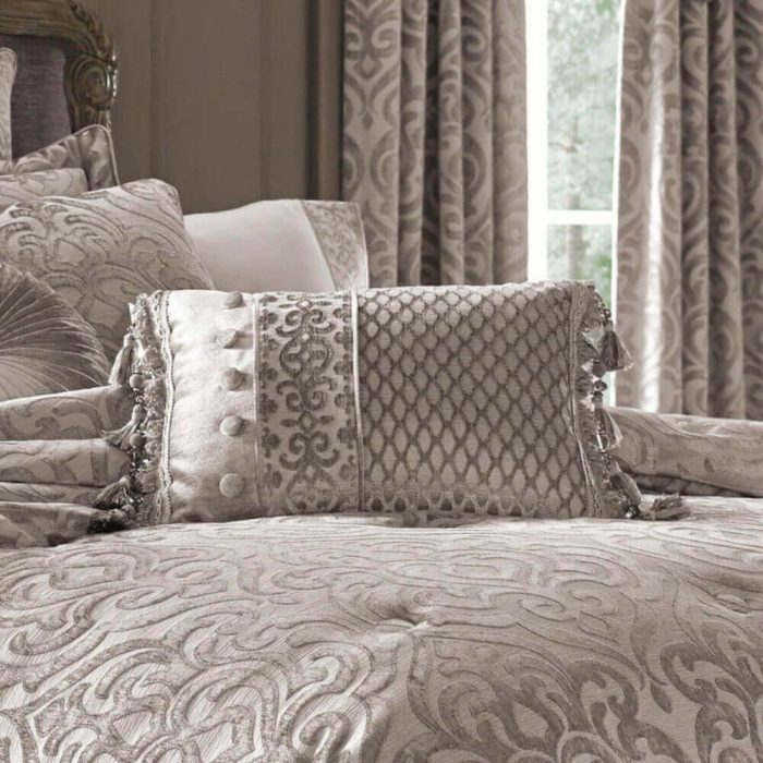 J Queen New York Sicily Decorative Throw Pillow Pearl 3