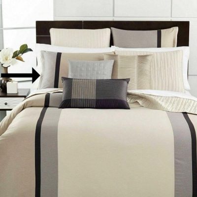 Hotel Collection Panel Stripe KING Shams Multicolor