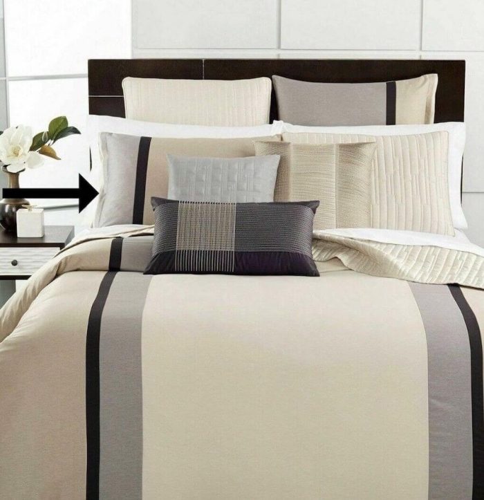 Hotel Collection Panel Stripe KING Shams Multicolor