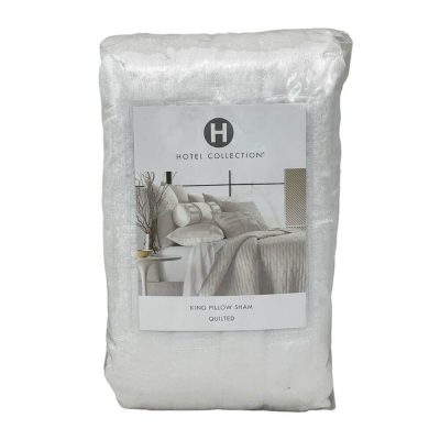 Hotel Collection Structure Quilted King Sham White 2