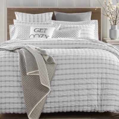 Charter Club Damask Designs Seersucker Duvet Set 2