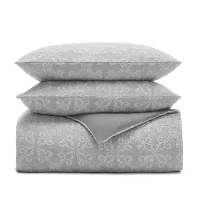 Charter Club Damask Designs Tile Matelasse Full/Queen Duvet Set
