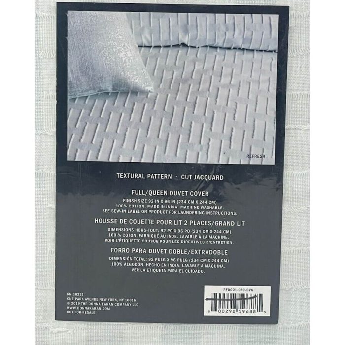 DKNY Donna Karan Refresh Full/Queen Duvet Cover Mist Green 4