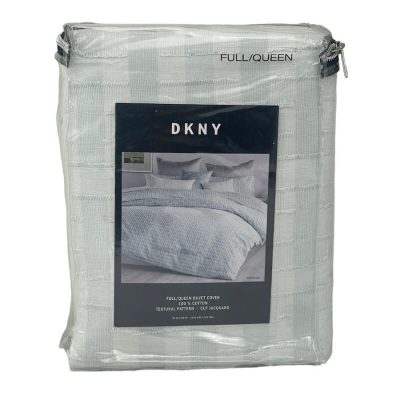 DKNY Donna Karan Refresh Full/Queen Duvet Cover Mist Green 2
