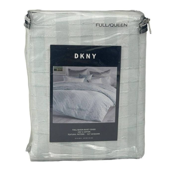 DKNY Donna Karan Refresh Full/Queen Duvet Cover Mist Green 2