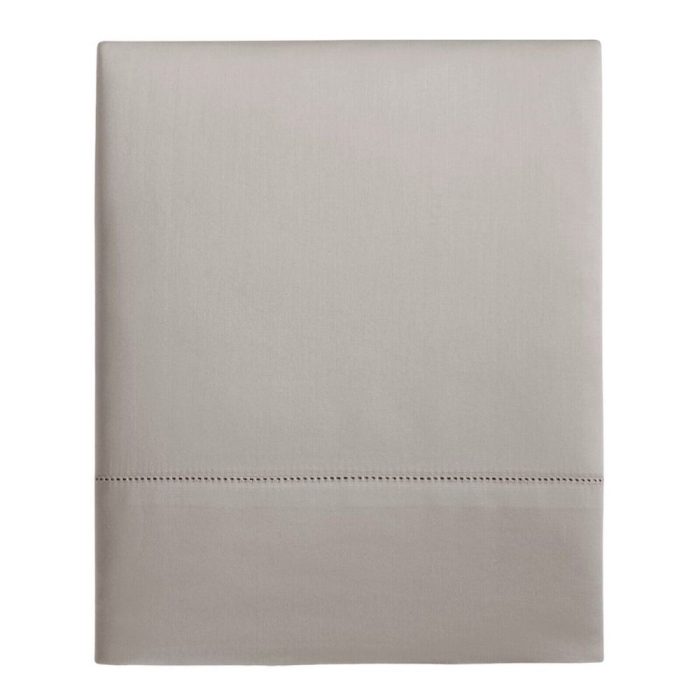 Hudson Park 680 Thread Count Flat Sheet Pewter