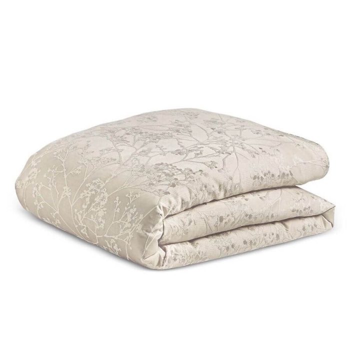 Hudson Park Meadow Silhouette King Duvet Cover Light Taupe