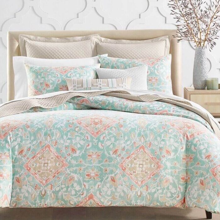 Charter Club Damask Designs Terra Mesa King Duvet Set 2