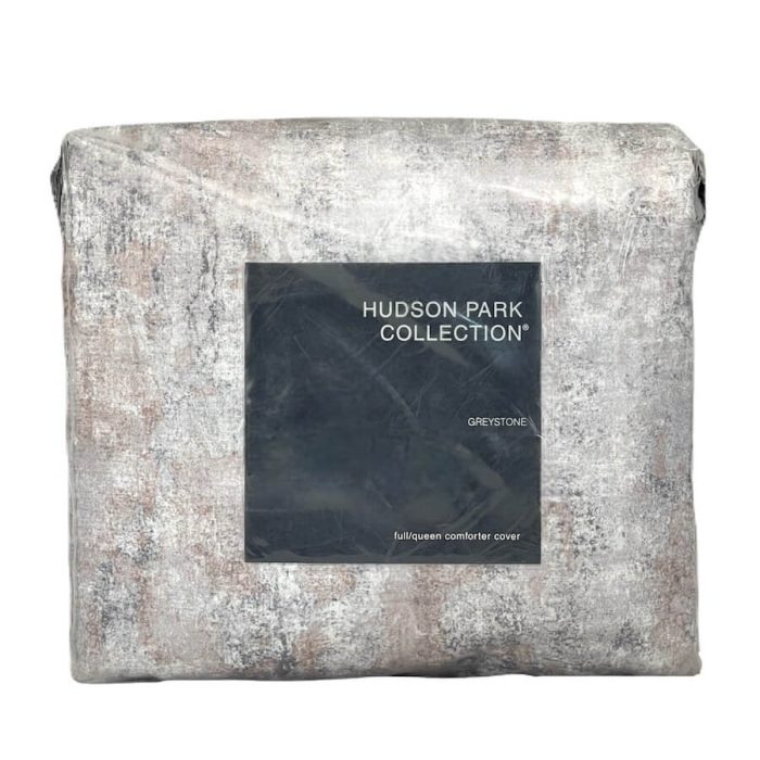 Hudson Park Greystone Full/Queen Duvet Cover