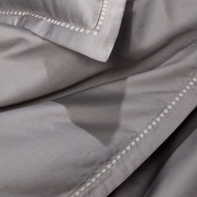Sky 500 Thread Count 3 Piece King Duvet Set Ash Grey 2