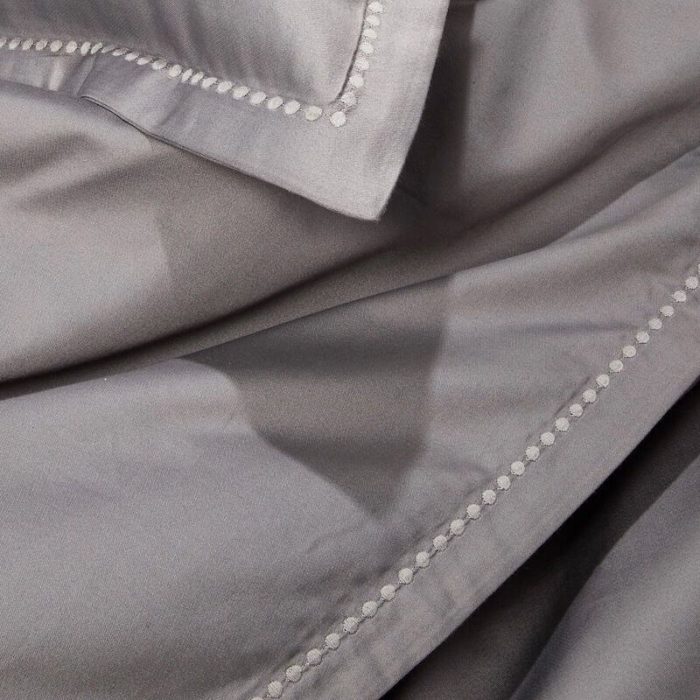 Sky 500 Thread Count 3 Piece King Duvet Set Ash Grey 2