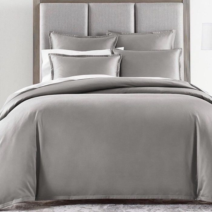 Sky 500 Thread Count 3 Piece King Duvet Set Ash Grey 3