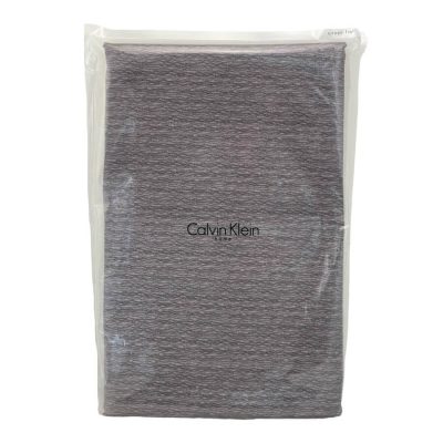 Calvin Klein Wild Rue Queen Flat Sheet Brown