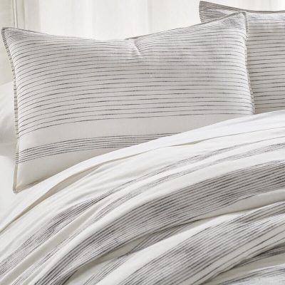 DKNY Donna Karan Pure Woven Stripe STANDARD Sham 2
