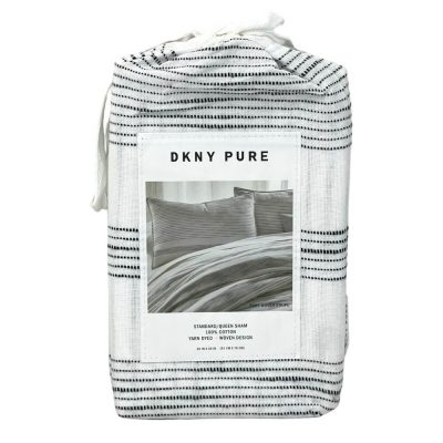 DKNY Donna Karan Pure Woven Stripe STANDARD Sham 3