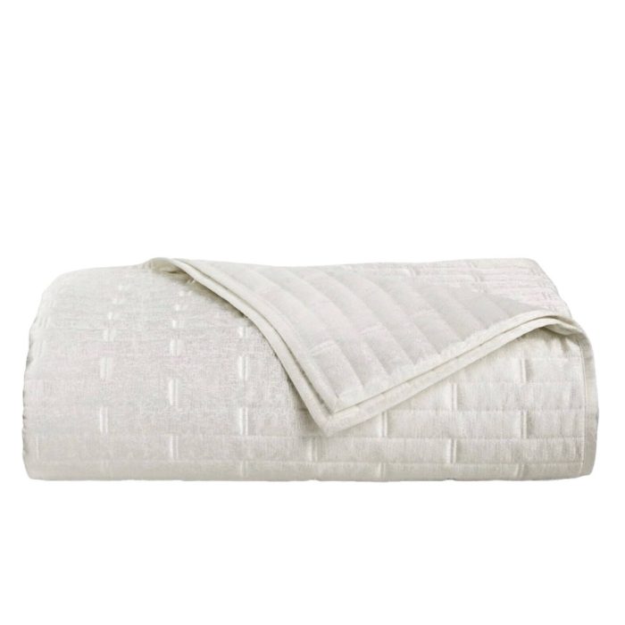 Hotel Collection Structure Quilted Coverlet White