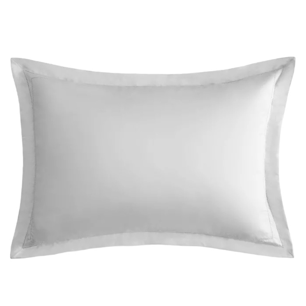 Hudson Park 680 TC Cotton Sateen KING Sham SILVER Hudson Park 680 TC Cotton Sateen KING Sham SILVER