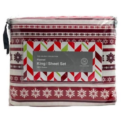 Martha Stewart Fair Isle King Sheet Set