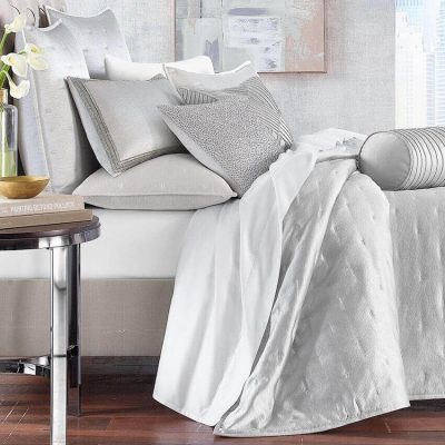 Hotel Collection Glint Quilted Collection Silver
