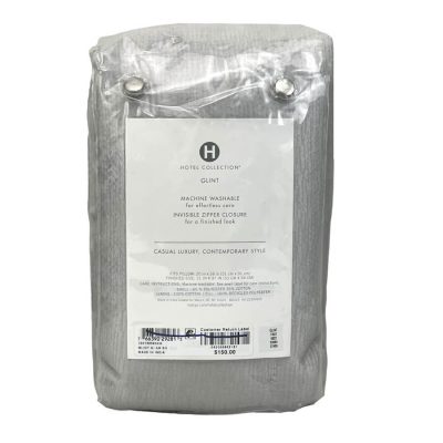 Hotel Collection Glint Quilted King Sham Silver 3