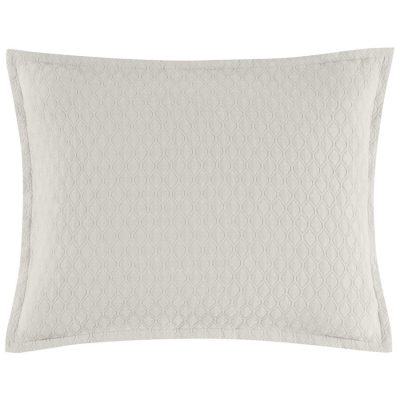 Vera Wang Puckered Diamond Matelasse King Sham
