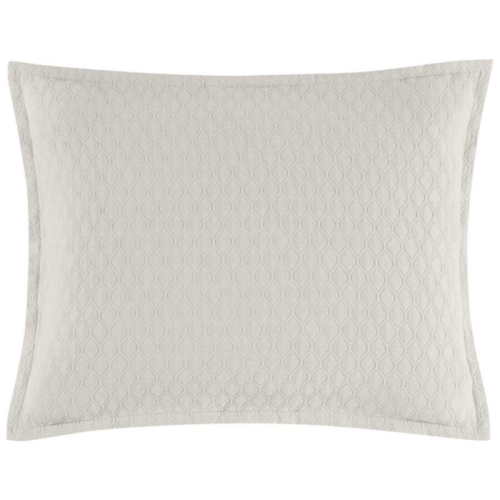 Vera Wang Puckered Diamond Matelasse King Sham