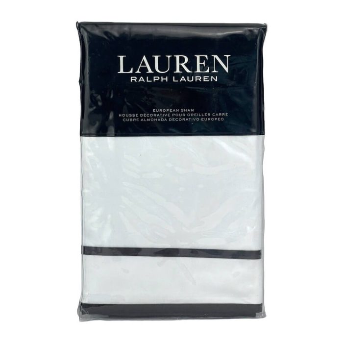 Ralph Lauren Spencer Border Euro Sham Chocolate 2